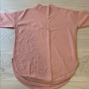 Club Monaco Dusty Rose Turtleneck Sweater